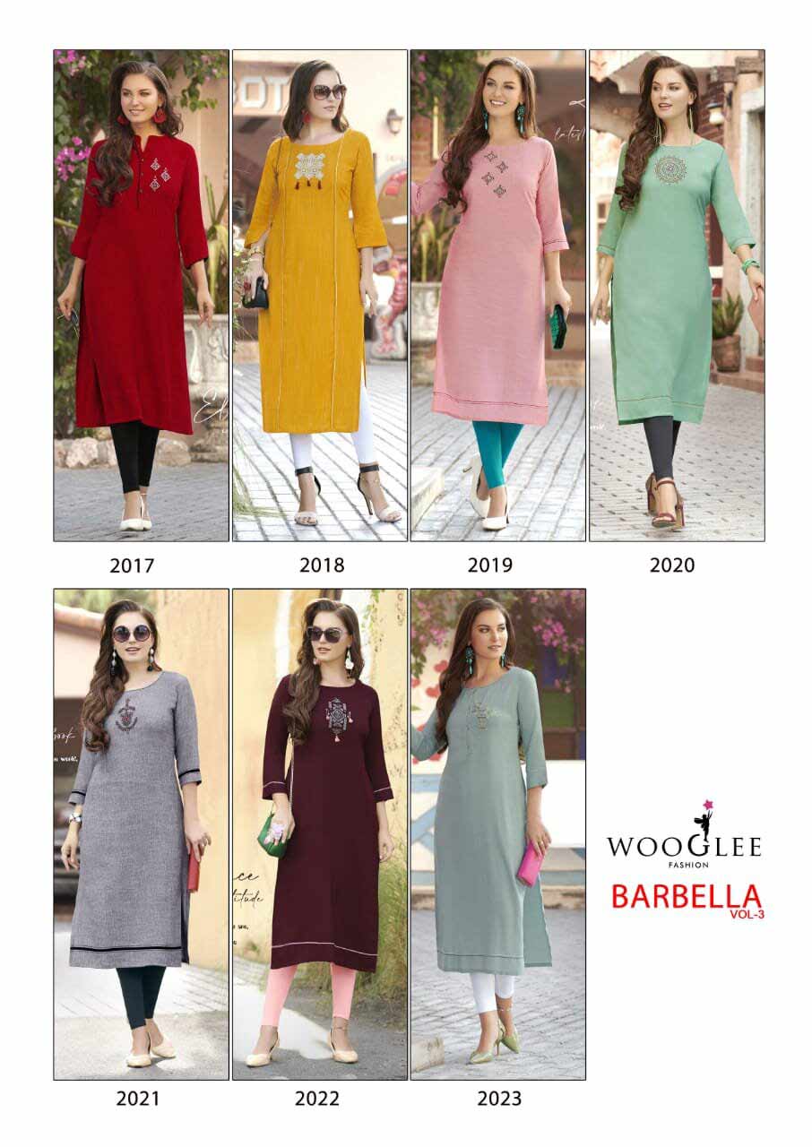 Barbella Vol-3 Wholesale Kurtis Catalog Barbella Vol-3 Wholesale Kurtis Catalog